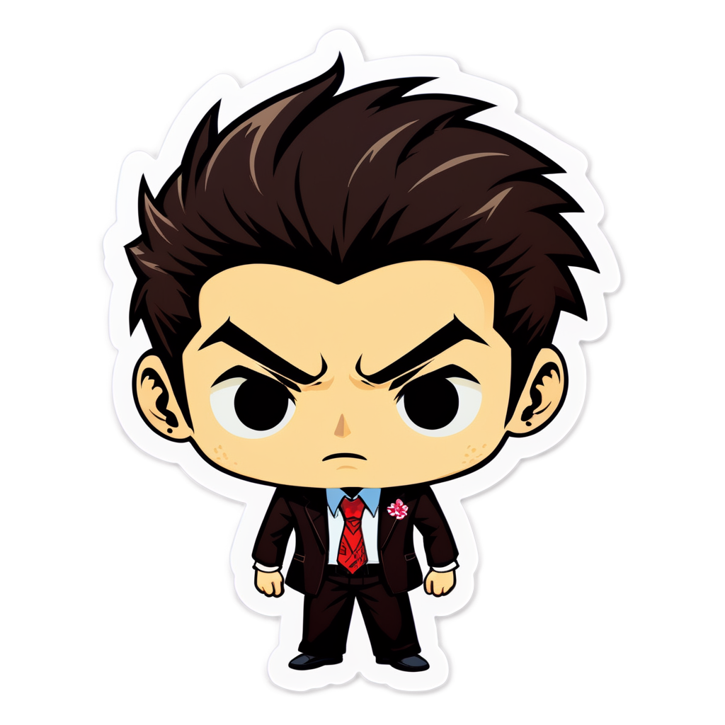 Cute Yakuza Sticker