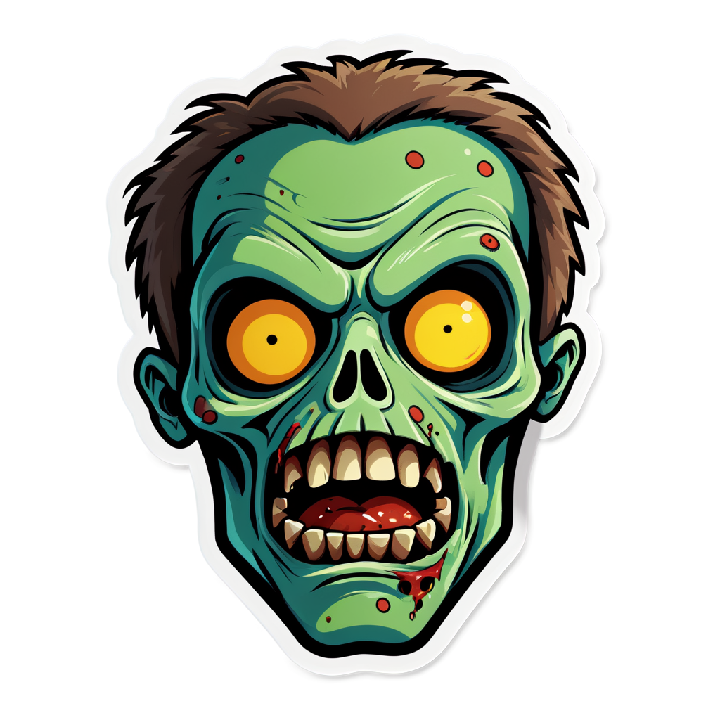 Zombie Sticker Collection