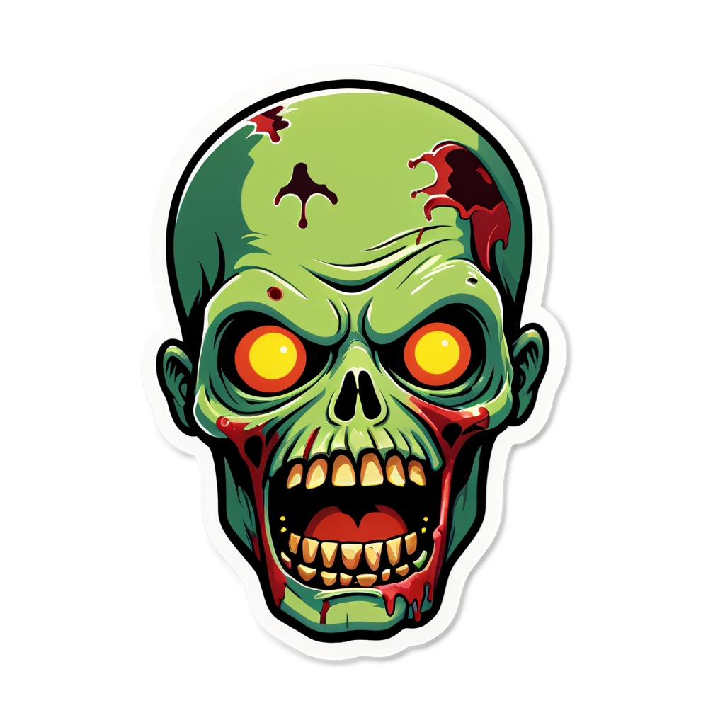 Zombie Sticker Kit