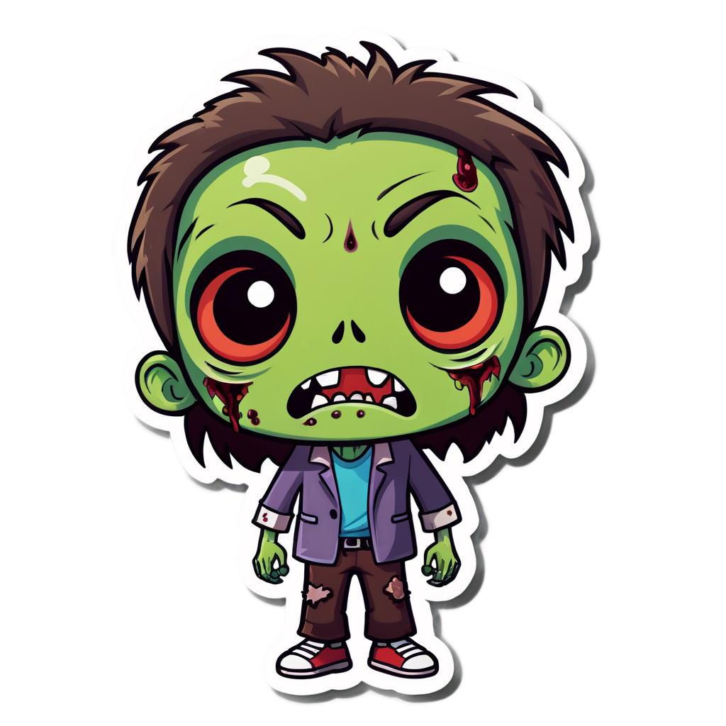 Cute Zombie Sticker