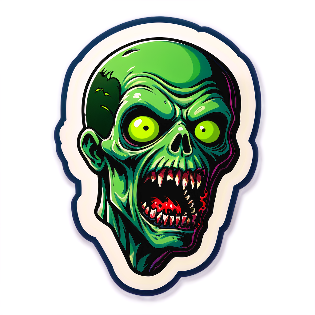 Cute Zombies Sticker