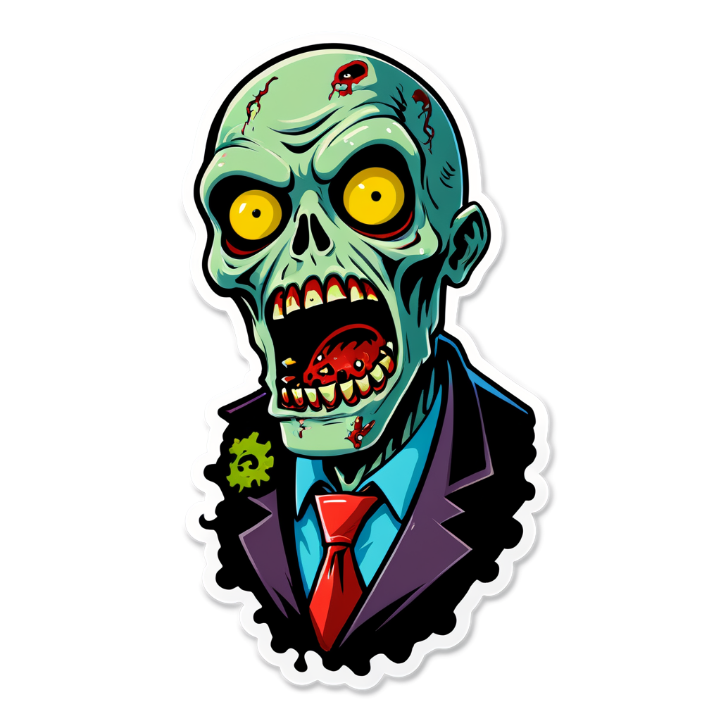 Zombies Sticker Collection