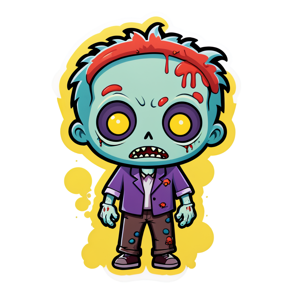 Zombies Sticker Ideas