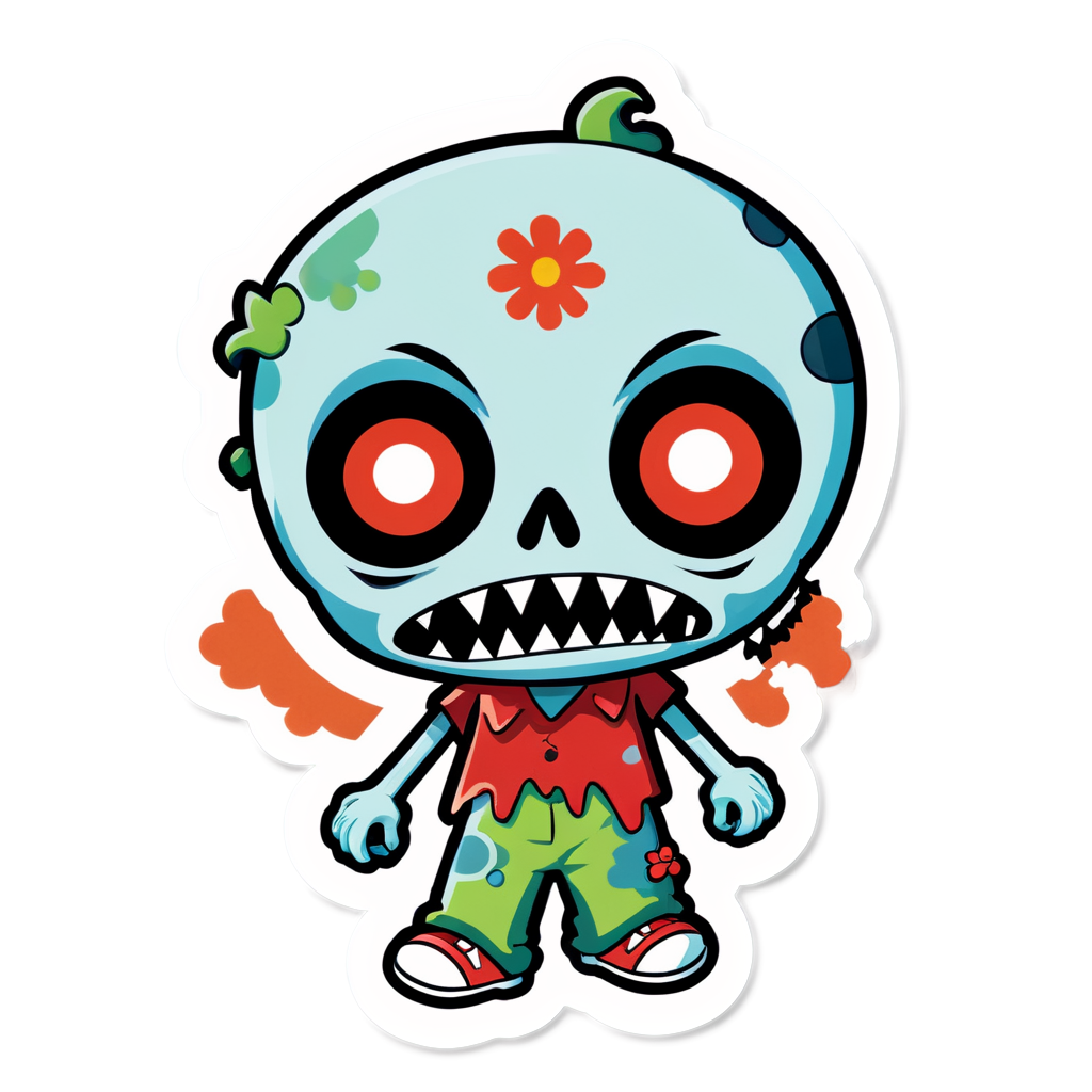 Zombies Sticker Ideas